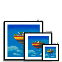 Load image into Gallery viewer, "Hyperbolic Time Chamber" Framed & Mounted Print